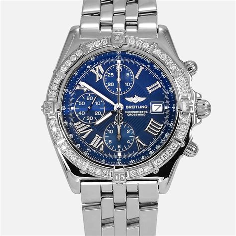 breitling 1884 a13355|Breitling evolution diamond bezel.